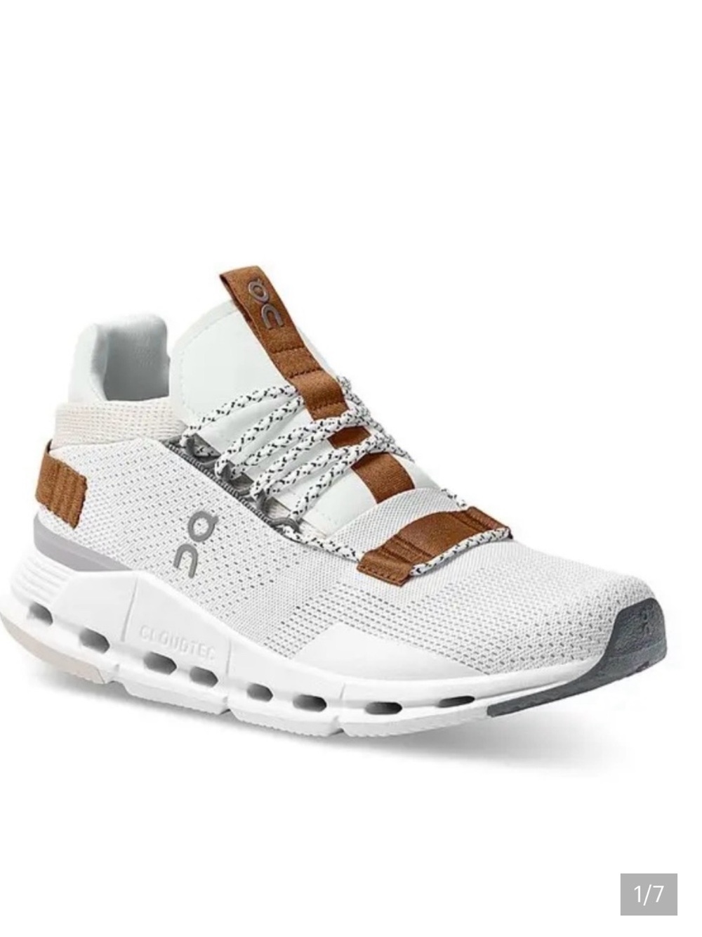 On Running Cloudswift Echo White/Tan Running Shoe